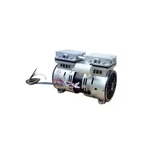 High Flow 80lpm High Pressure 8 Bar AC 110V/220V Double Head Dual-head Mini Piston Air Compressor Pump