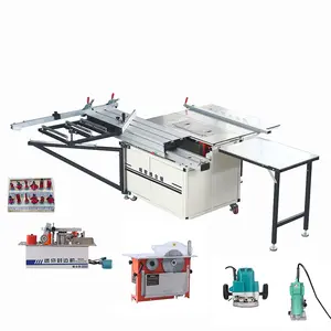 Máquina cortadora de sierra de panel de mesa deslizante portátil profesional Sierra de mesa deslizante de precisión Máquina de carpintería a la venta