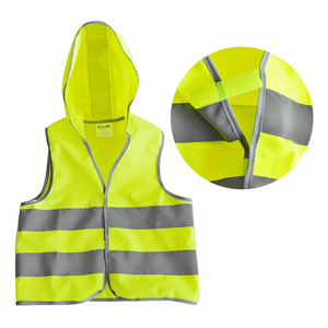 Chất Lượng Cao Trẻ Em Vest Mui Xe Thoáng Khí Hi Vis Phản Quang <span class=keywords><strong>Polyester</strong></span> Quần Áo Trẻ Em Của Cảnh Báo Vest - Product Image 1
