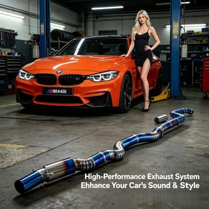 Sistema de escape Catback al por mayor con/sin válvula de control para <span class=keywords><strong>BMW</strong></span> <span class=keywords><strong>M440</strong></span>/M440i 3.0T 2020-2025 en titanio Roast Blue/Roast Gold - Product Image 2