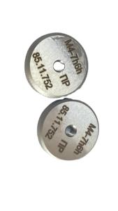 Jauge à filetage métrique certifiée de haute précision Master GO Nogo GCr15, calibrée, G1/4\" - Product Image 5