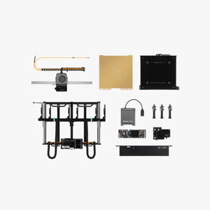 Kit de mise à niveau pour imprimante 3D Vortek, accessoires en plastique et métal de qualité supérieure, modèles H2D/H2S, gris/noir, performances améliorées, 1,2 kg - Product Image 2