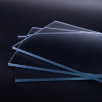 Plaque acrylique anti-reflet de qualité optique découpée sur mesure, panneau PMMA transparent AG pour cloisons de bâtiment