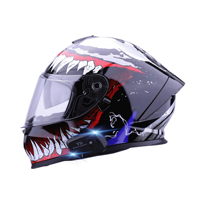 Casque de moto intégral de course universel de haute qualité, certifié DOT, en ABS, pour motards, toutes saisons