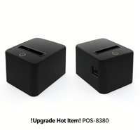 8380 80mm 203dpi 220MM/S Printer Thermal untuk Struk Mendukung Windows/Mac Pemotong Otomatis Laci Kasir untuk Supermarket Restoran Dapur