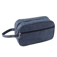 Rangement maquillage nœud petite pochette en toile lettre plage mignon pliable voyage lavage personnalisé coton cosmétique sac