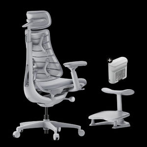 Silla de Oficina Ergonómica Moderna con Malla, Giratoria y Ajustable, con Apariencia Elegante, Libernovo - Product Image 6