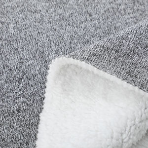 قماش من مادة الصوف والبوليستر القابل للتمدد ، قماش ملابس صوف شيربا ، قماش صوف للوزن الثقيل 450 جم/متر مربع - Product Image 4