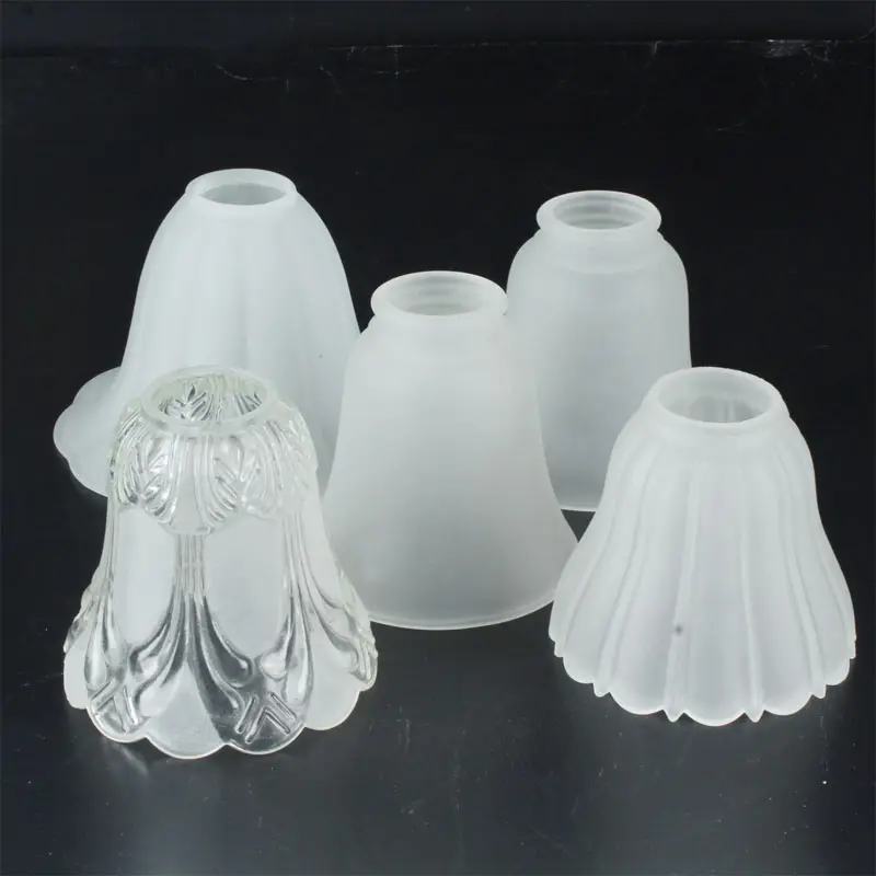 European style chandelier glass shade American country style chandelier ceiling lamp shade wall lamp frosted glass lamp shade
