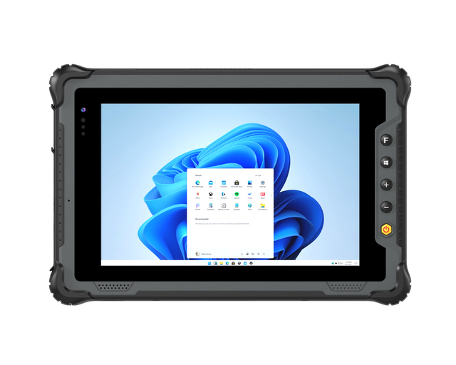 8 Inch Powerful Rugged Windows Tablet with Intel Core I5 I7 CPU 16GB RAM IP67 protection Waterproof WiFi 6 TPM2.0 2D Barcode