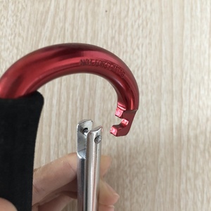 9*135Mm Lớn D Shape Buggy Clip <span class=keywords><strong>Carabiner</strong></span> Với Bọt - Product Image 3