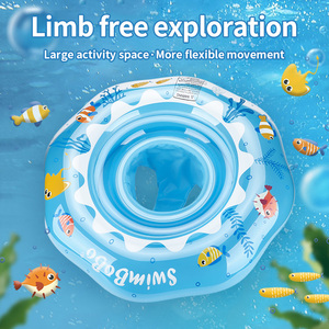 Flotador para Bebés Swimbobo, Anillo Flotante de PVC Azul, Juguete Acuático, Asiento Inflable de PVC para Niños, Anillos de Natación para Piscina, Verano, Portátil - Product Image 4