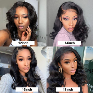 <strong>Short</strong> Bob 4x4 Closure <strong>Wig</strong> Body Wave 13x4 Lace Front Human Hair <strong>Wigs</strong> for Black Women Brazilian Natural Pre Plucked Hairline - Product Image 3