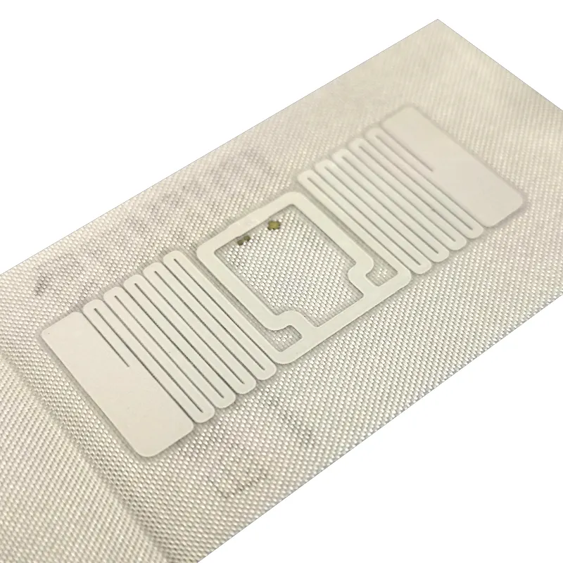 Logotipo personalizado de RFID de papel de la etiqueta de la prenda de lujo jeans ropa etiquetas 860-960MHZ ropa rfid etiqueta