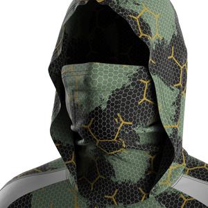 Camisa de Pesca con Capucha para Hombre, Protección Solar UPF50+, Tejido Ligero y Transpirable para Largas Sesiones de Pesca - Product Image 5