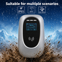 Borne de recharge murale pour VE 7kW, norme UE, 32A, protection contre les défauts de phase, UKCA, maison intelligente, sans protection contre les surtensions, contrôle intelligent par application, chargeur AC