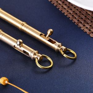 Promotion Features Brass <b>Pen</b> Keychain Hanging Ring <b>Pen</b> Retro <b>Ballpoint</b> <b>Pen</b> - Product Image 3