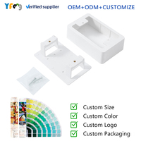 Caja de Conexiones de PVC de Alta Calidad OEM para Montaje en Superficie, Caja de Interruptores, Caja de Enchufes Eléctricos, Caja de Cableado, Juego Completo con Tornillos