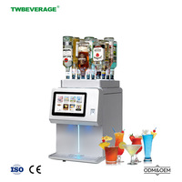 TWBEVERAGE Distributeur de cocktails intelligent commercial, mélange oxygène-alcool, refroidissement automatique, pour bar