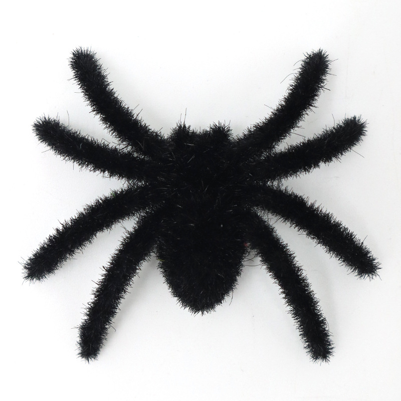 Black spider-flocking