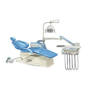 Ysenmed 다채로운 양질의 치과 완성 스케일러와 공기 압축기가있는 의자 장치