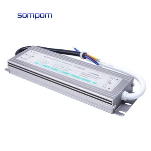 100w Led Driver SOMPOM 24v 100w Led Driver/CE FCC ROHS 100W 200W 300W Waterproof IP67 Switching Power Supply