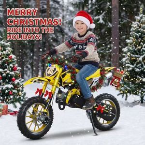 Mini moto tout-terrain 49CC à démarrage manuel, mini moto à essence 2 temps pour enfants, vente en gros d'usine OEM - Product Image 6