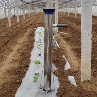 Semoir manuel pour graines de légumes, 7.6cm, en acier inoxydable, graines de maïs, outil domestique, planteur de semis