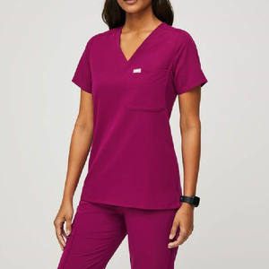 2022 personnalisé gris anatomie gommage ensemble femme et homme Polyester coton Spandex gommage costume conceptions pour les femmes - Product Image 4