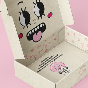 Boîte d'expédition en carton ondulé écologique avec logo personnalisé en gros, laminage mat, doublure en éponge, carton recyclé, pour les entreprises - Product Image 5