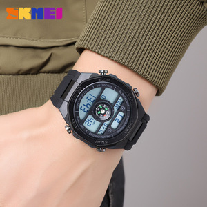 Skmei Sports Electronic Watch Men 50M Waterproof LED Display Multifunctional Chronograph Outdoor Running Watch - Product Image 3