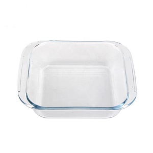 Vente en gros de verrerie <span class=keywords><strong>assiette</strong></span> de cuisson de forme carrée <span class=keywords><strong>assiette</strong></span> de verrerie en borosilicate plaque de verrerie pour four à micro-ondes plaque de cuisson sûre - Product Image 4