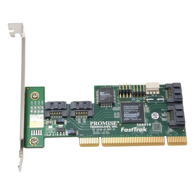 Controller Card with 4 Internal SATA II Connectors and PCI Interface TX4310 RAID 0/1/5/10 2TB Support NAS/Server Expansion