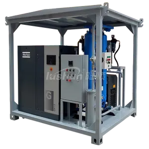 Mobile Dry Air Generator with Weather Proof Canopy Supplying Dry Air for Electric Transformer Maintenance and Installation