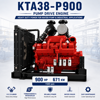 Moteur diesel turbo 12 cylindres SCDC KTA38-P900 900HP 671kW pour système de pompage d'eau industriel