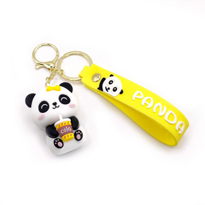 Manufacturer Directly Sells High Quality PVC Silicone Soft Rubber Keychains Free Sample Business Advertisement Gifts Wholesale