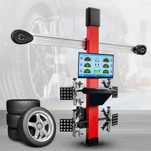 CE approved A full set of car lift 3d wheel alignment machine the front wheel four-wheel positioning equipment for sale