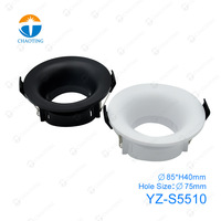 Resplandor ajustable 6500K techo inteligente Gu10 lámpara bombilla Mr16 Pc Downlight Spot luz empotrada Led Downlight de alta calidad para proyecto