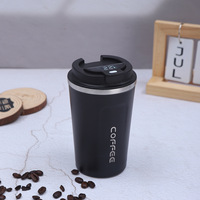 Mug de voyage intelligent en acier inoxydable à double paroi isolé de 380 ml et 510 ml avec affichage de la température pour le bureau et l'extérieur