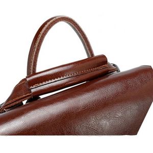 Waterproof External Frame National Style Top Grain Soft <b>Leather</b> Women <b>Small</b> Genuine <b>Leather</b> <b>Backpack</b> - Product Image 5