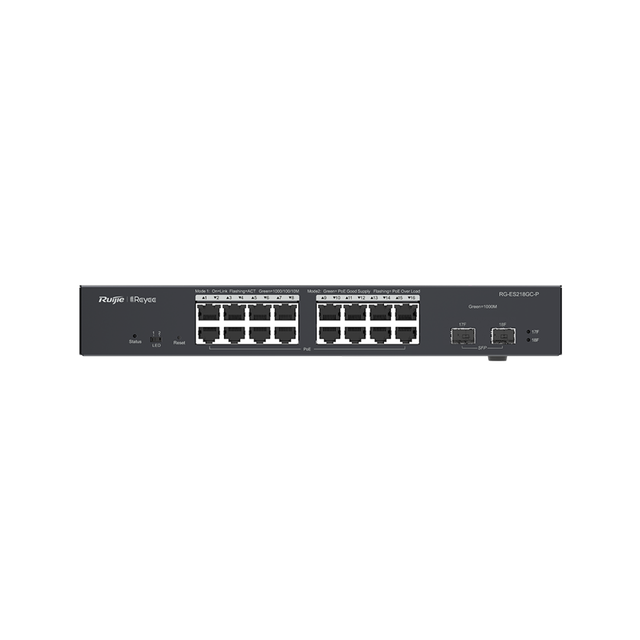 Original for RG-ES218GC-P 18-Port Gigabit Smart Cloud Managed PoE Switch 1 Year Warranty in Stock