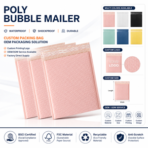 Emballage de courrier de haute qualité enveloppe rembourrée léger Boutique expédition sacs de courrier personnalisé coloré Poly <span class=keywords><strong>bulle</strong></span> expéditeurs - Product Image 3