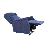 Fauteuil inclinable électrique en tissu tissé avec poche latérale pour personnes âgées, idéal pour le salon et la maison