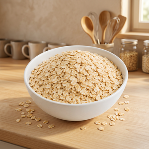 Avena Instantánea Premium de Grano Entero, Alta en Fibra, Hojuelas de Avena de Cocción Rápida, Cereal Seco a Granel, Producto de 1 kg, Vida Útil de 12 Meses - Product Image 4