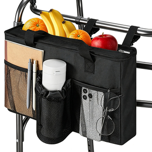 Universal <b>Walker</b> Storage Bag with Multi Pockets for Seniors <b>Elderly</b> Injured People Large Capacity <b>Walker</b> Storage Bag Organizer - Product Image 1