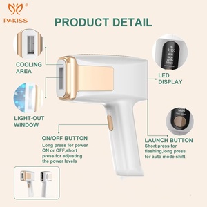 Épilateur IPL sans douleur PAKISS avec refroidissement par glace et près d'un <span class=keywords><strong>million</strong></span> de flashs - Stock USA - Product Image 5