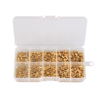 Inserts filetés en laiton métriques M2-M10, écrous à filetage moleté, enrobage à chaud pour l'impression 3D, industrie générale, marque FS020033