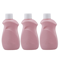 Bouteille de recharge en plastique HBC 100 ml avec bouchon à clapet pour lessive, gel douche, échantillons cosmétiques - Échantillon gratuit, format voyage, portable