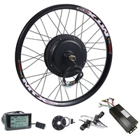 Kit de conversion de vélo de montagne à assistance électrique 48V/52V 1500W-2000W avec réglage à cinq vitesses, compatible avec les roues de 20 à 29 pouces