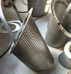 ตลับกรองสกรีนทรงกระบอกสแตนเลสสำหรับอุตสาหกรรมอาหารหรือเคมี - Product Image 5